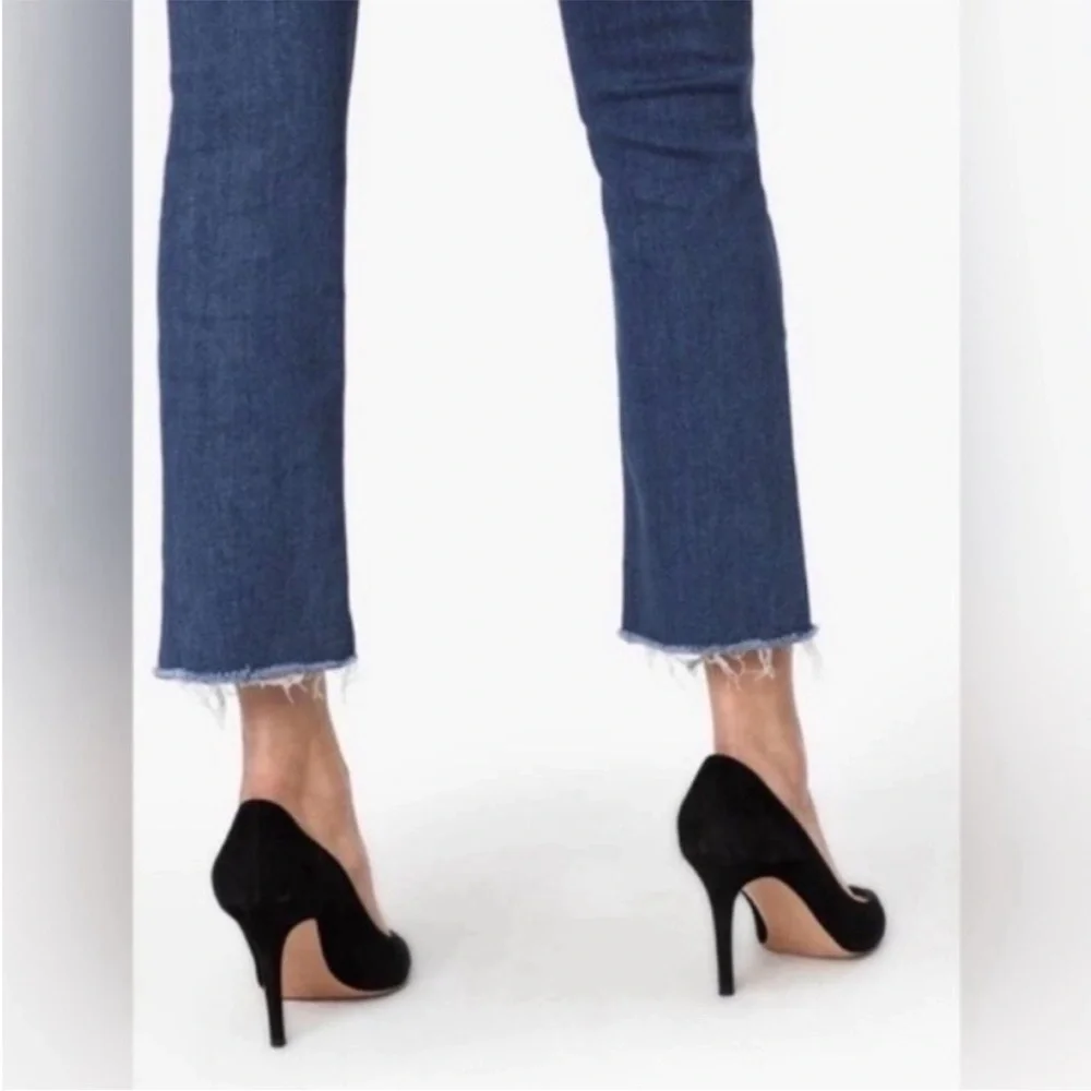 Mother Jeans The Hustler Ankle Fray in Big Sky
